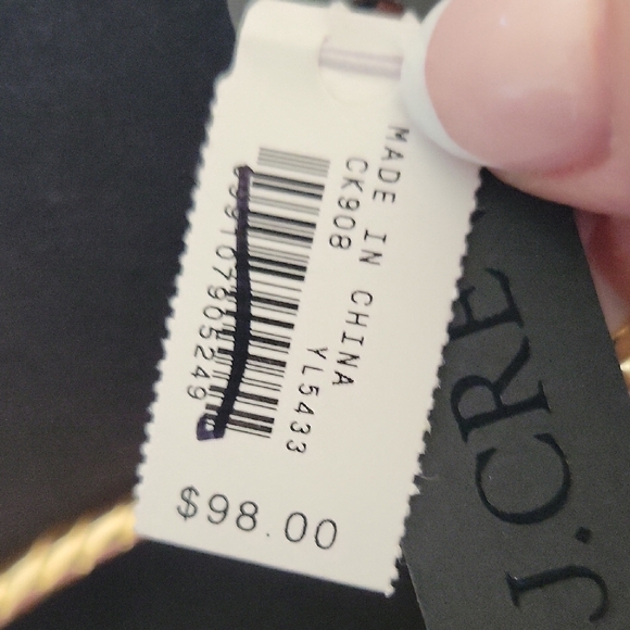 J. Crew  Snake Chain Collar Necklace In Shiny Matte Gold - Picture 4 of 7